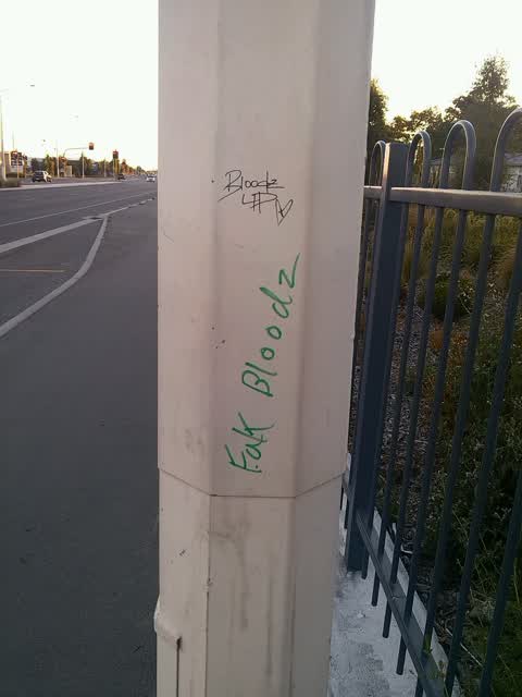 Graffiti, a report photo