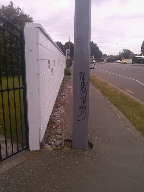 Graffiti, a report photo