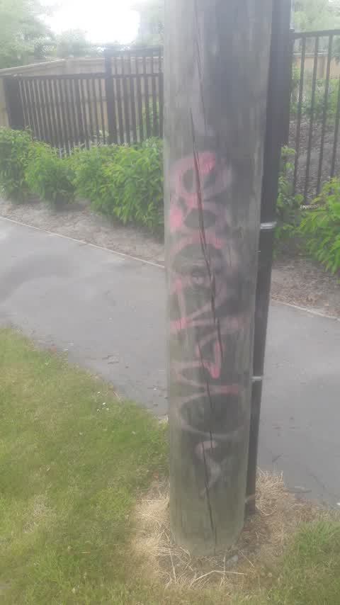Graffiti, a report photo