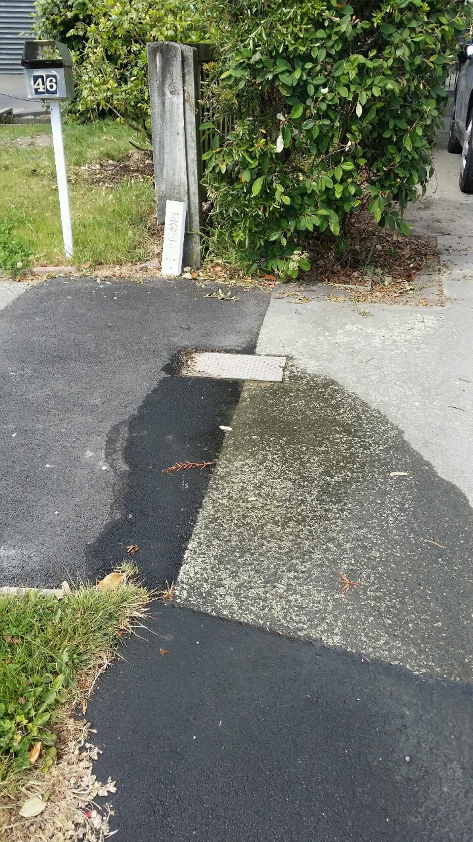 The photograph attached to this water supply report