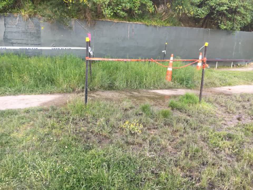 The photograph attached to this wastewater/stormwater report