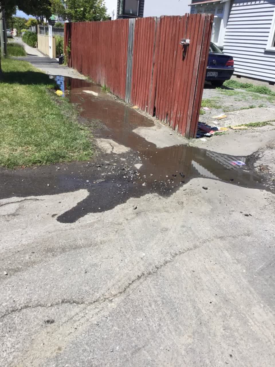 The photograph attached to this water supply report