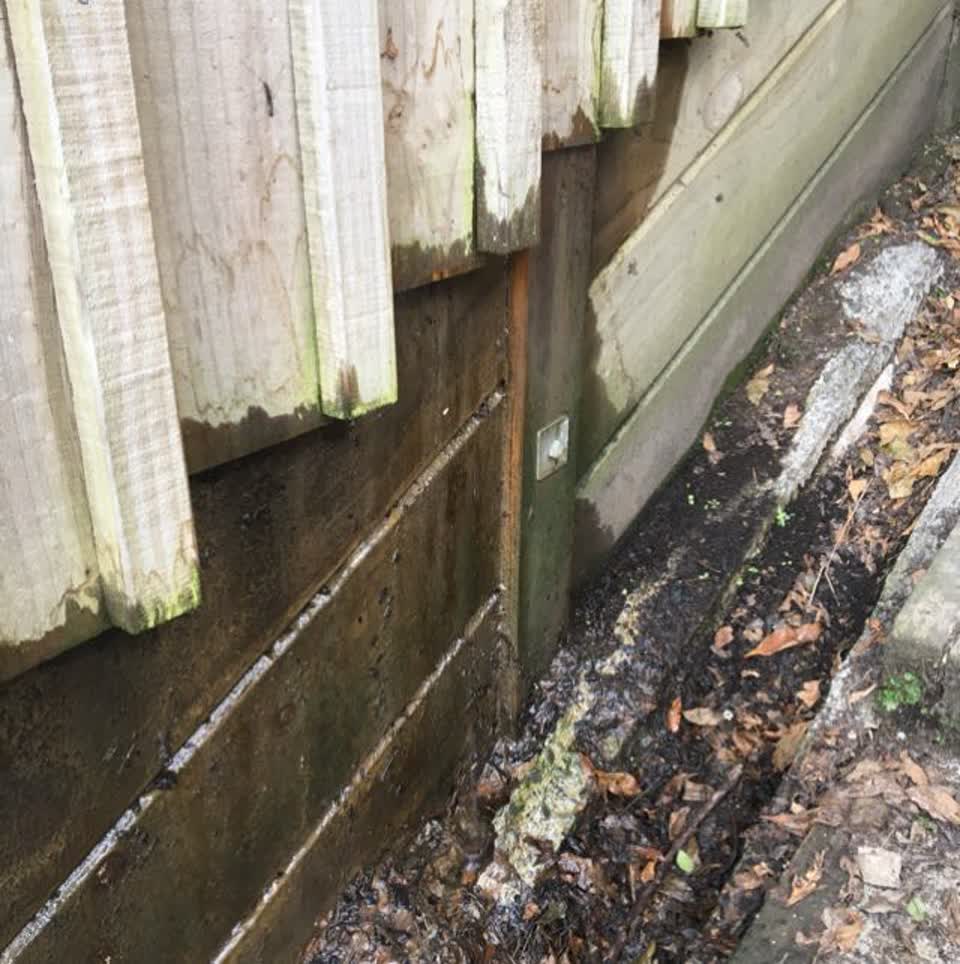 The photograph attached to this wastewater/stormwater report
