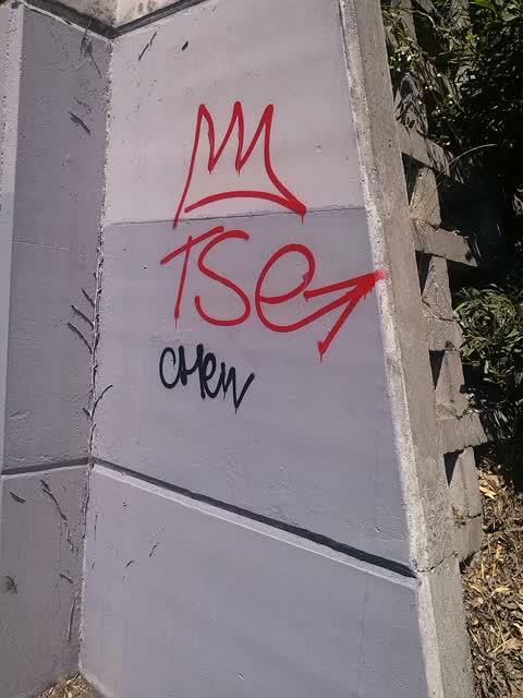 Graffiti, a report photo