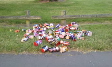 Rubbish/Recycling, a report photo
