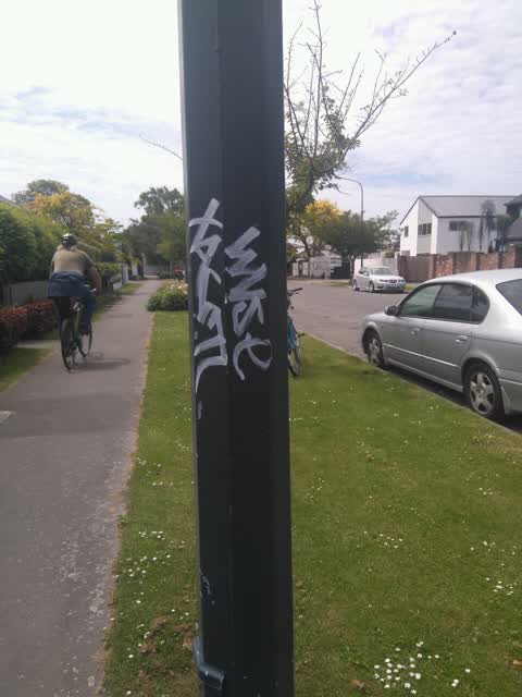 Graffiti, a report photo