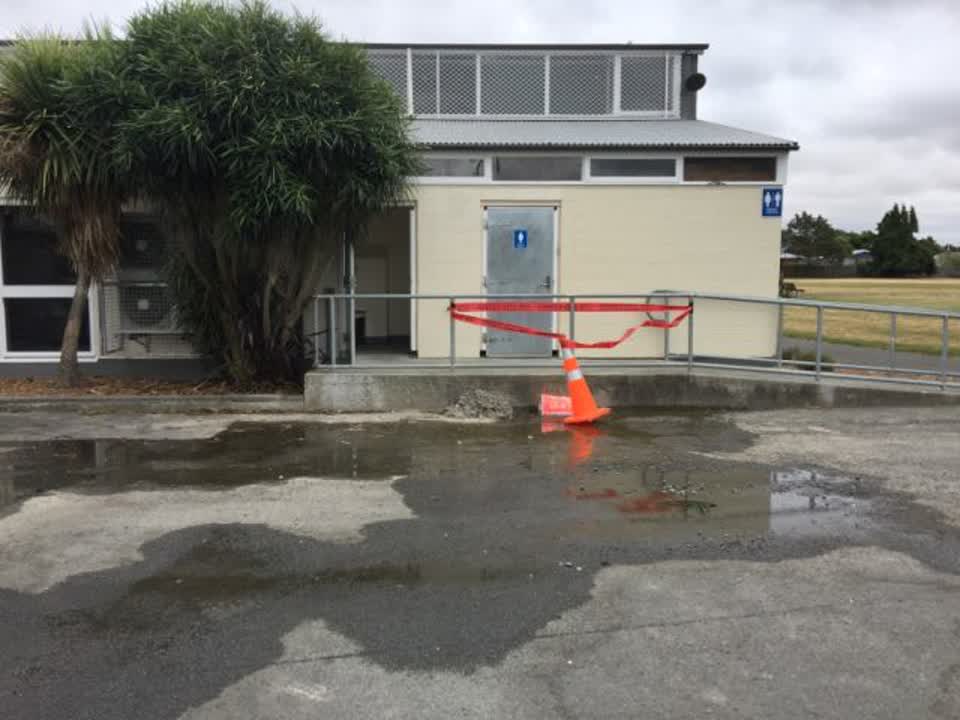 The photograph attached to this wastewater/stormwater report