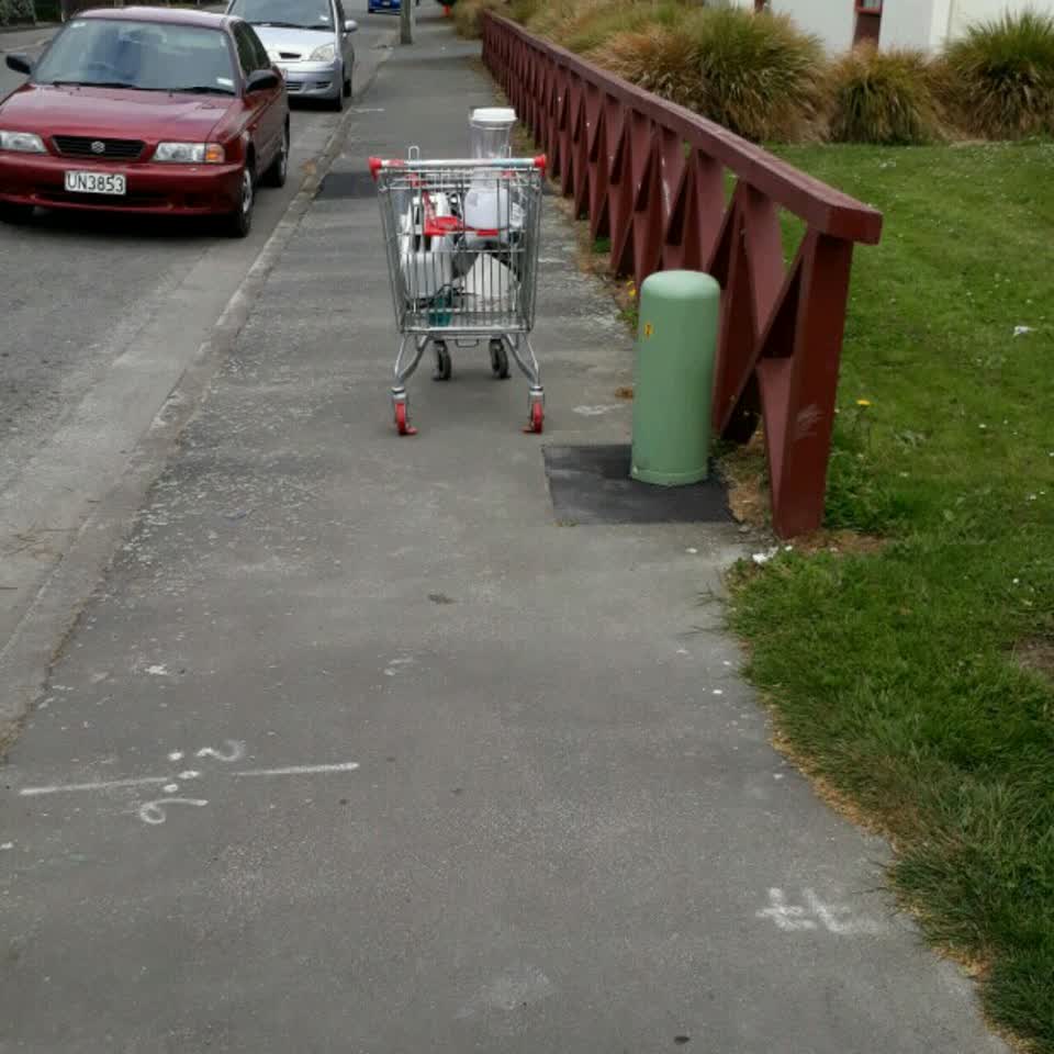 The photograph attached to this rubbish/recycling report