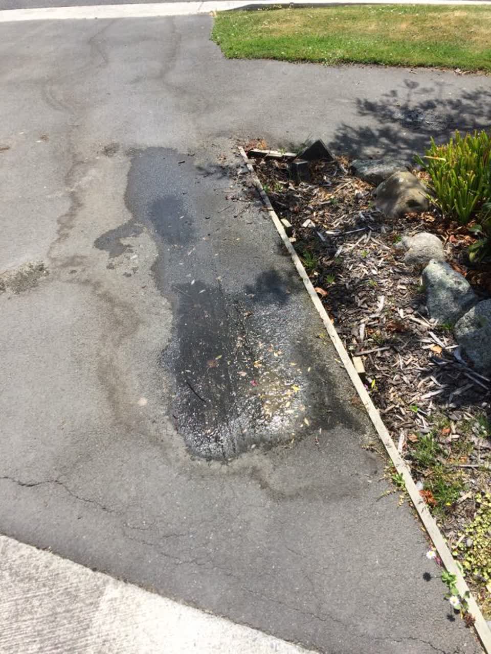 The photograph attached to this wastewater/stormwater report