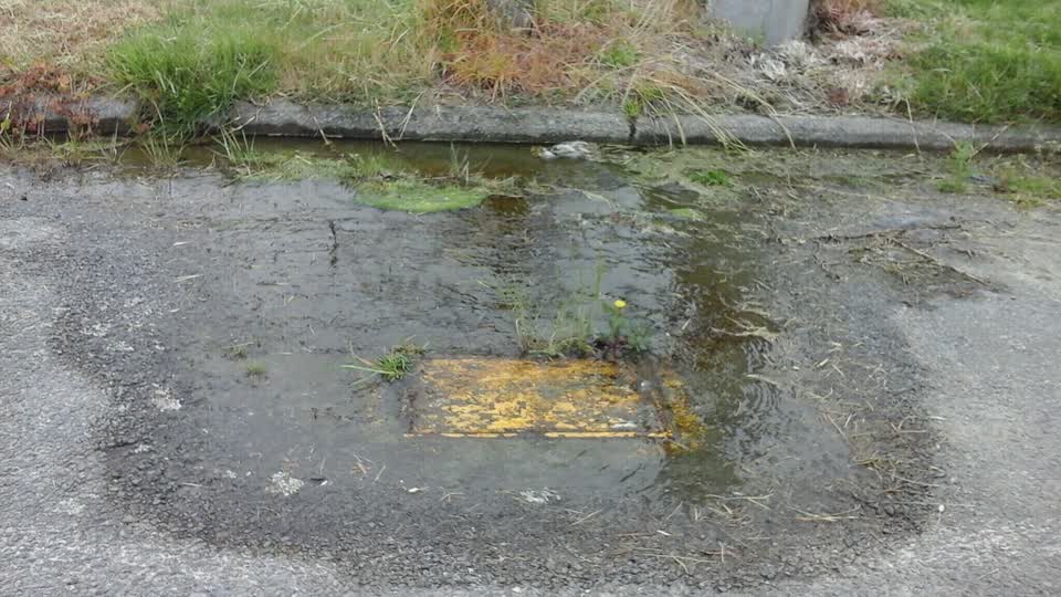 The photograph attached to this water supply report