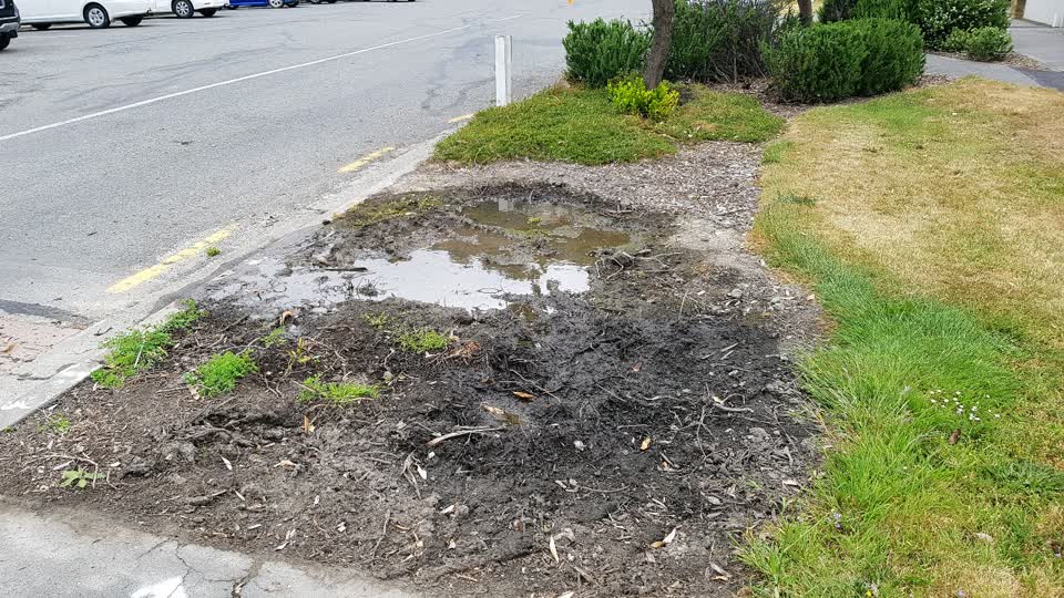 The photograph attached to this water supply report