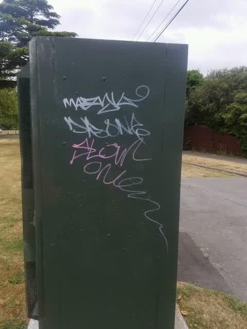 Graffiti, a report photo