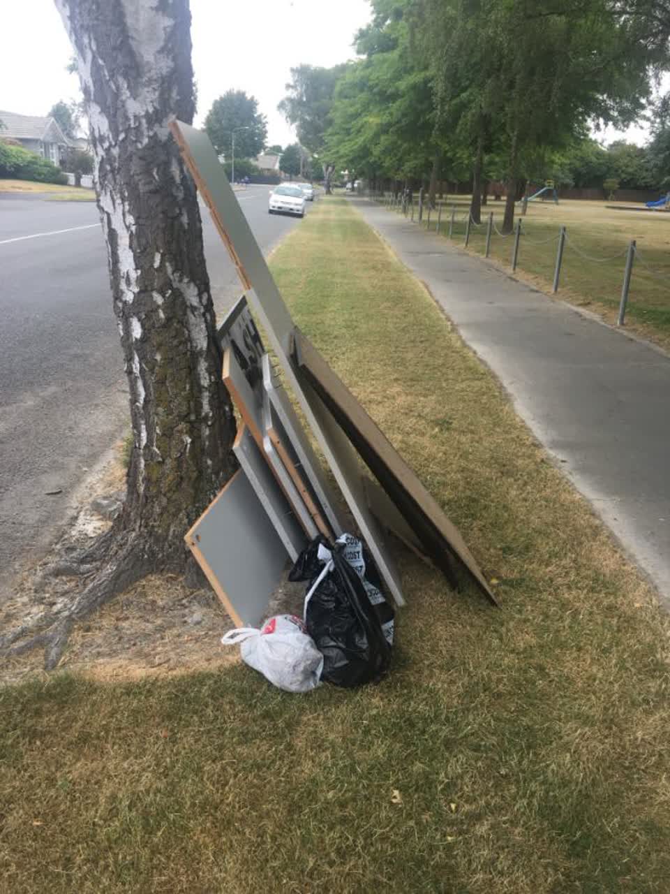 The photograph attached to this parks report