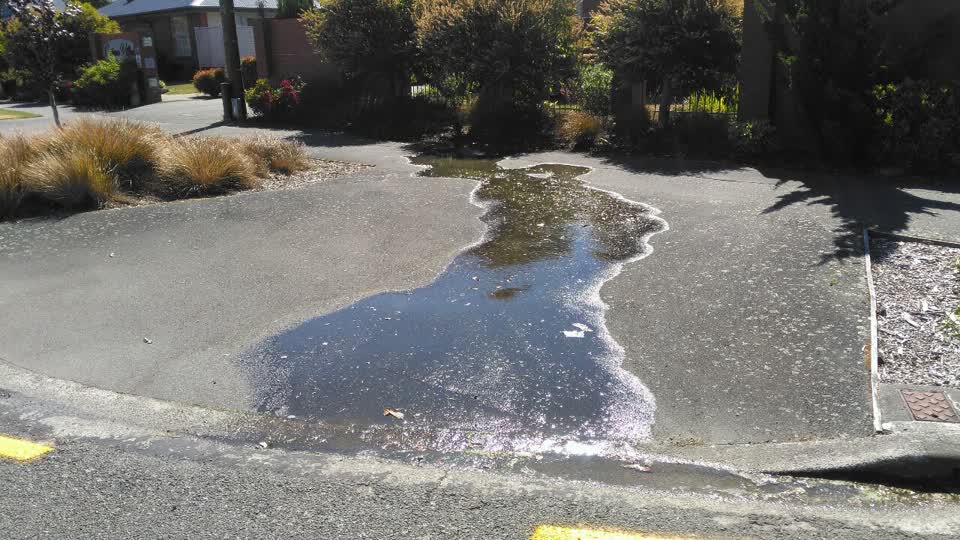 The photograph attached to this water supply report
