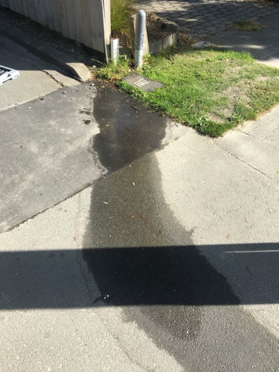 The photograph attached to this water supply report
