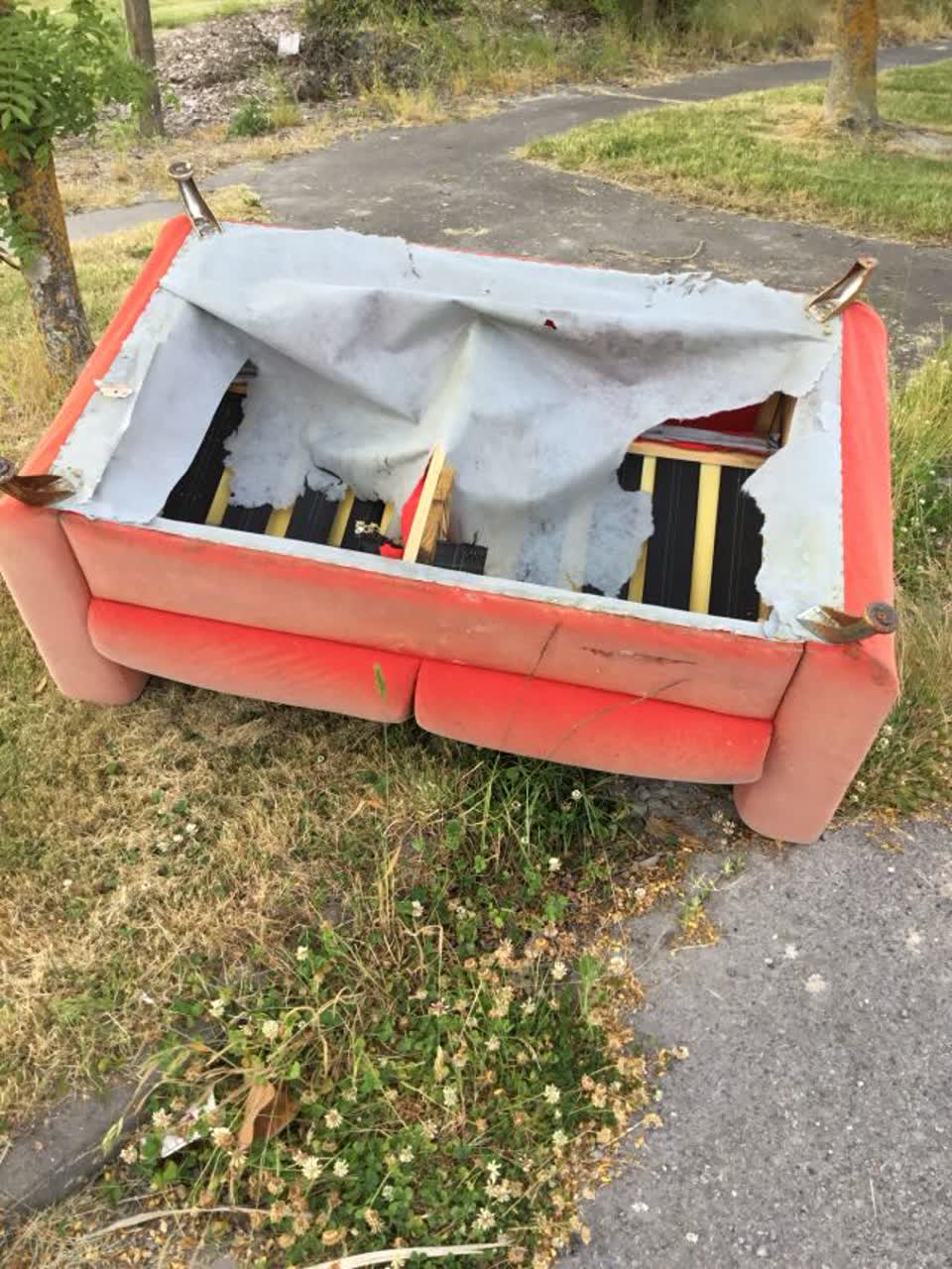 The photograph attached to this rubbish/recycling report