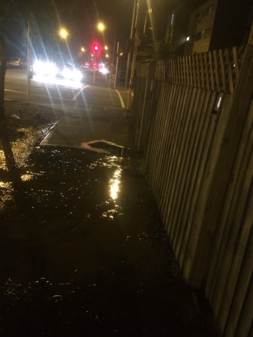 The photograph attached to this water supply report