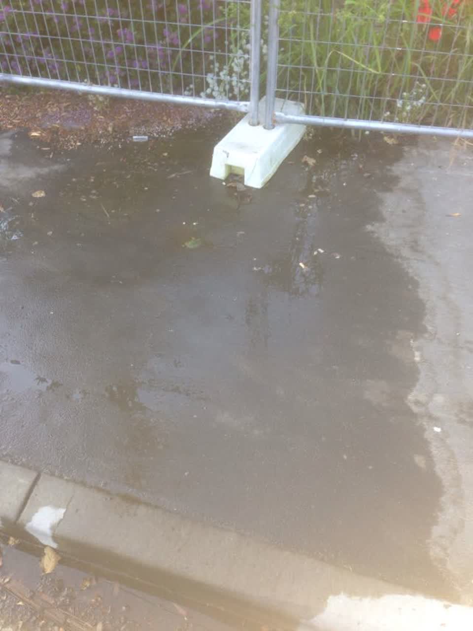 The photograph attached to this water supply report