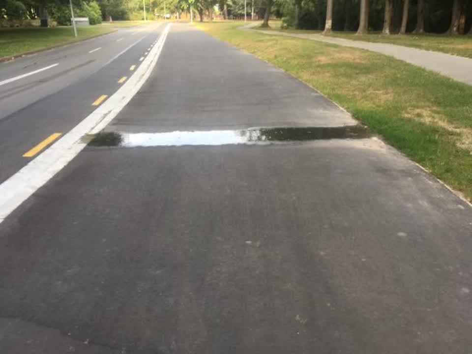 The photograph attached to this water supply report