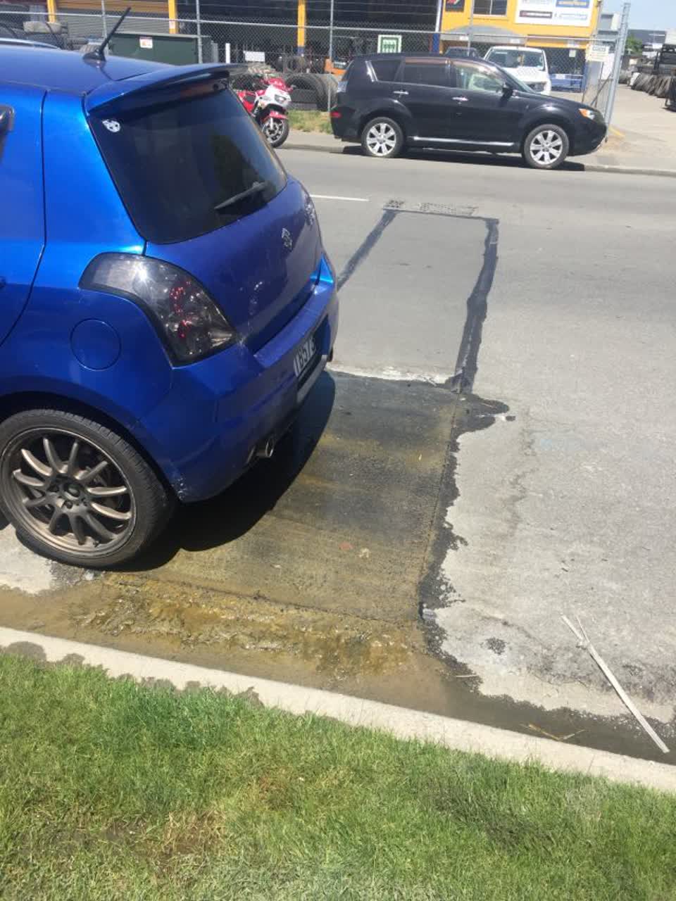 The photograph attached to this water supply report