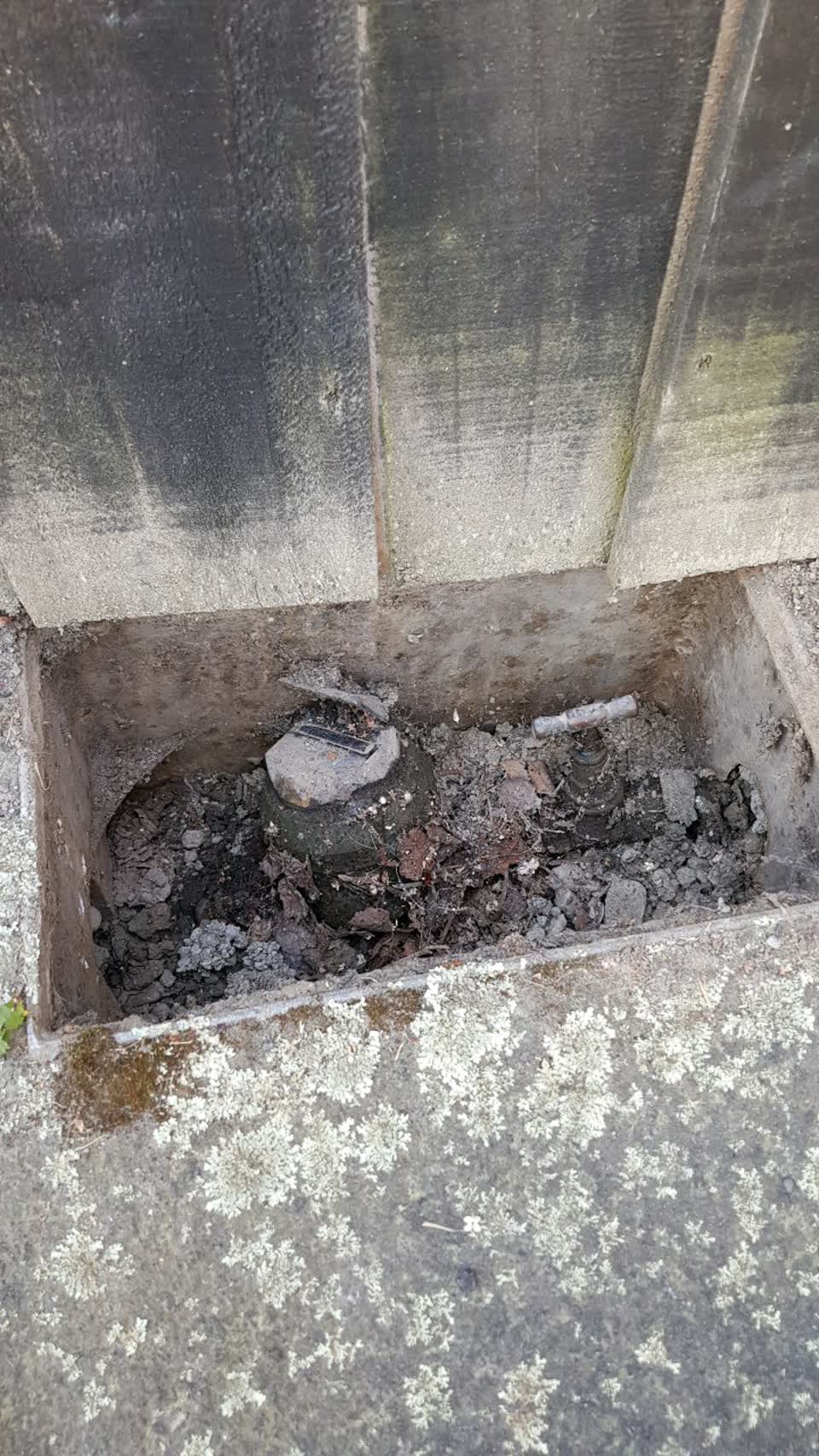 The photograph attached to this water supply report
