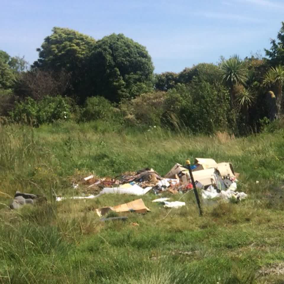 The photograph attached to this rubbish/recycling report