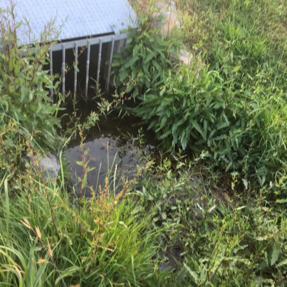 The photograph attached to this wastewater/stormwater report