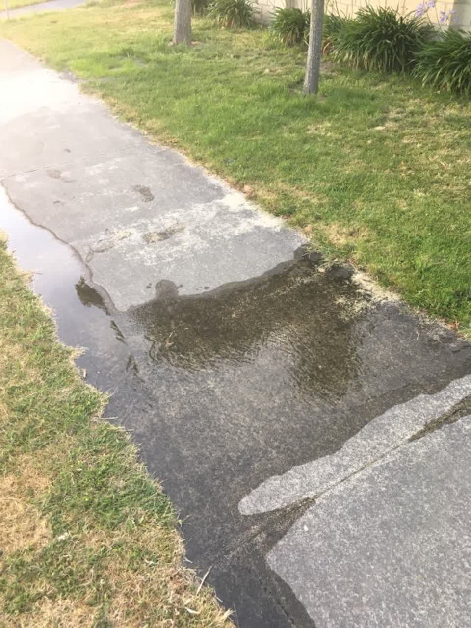 The photograph attached to this wastewater/stormwater report