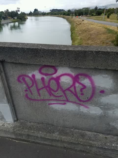 Graffiti, a report photo