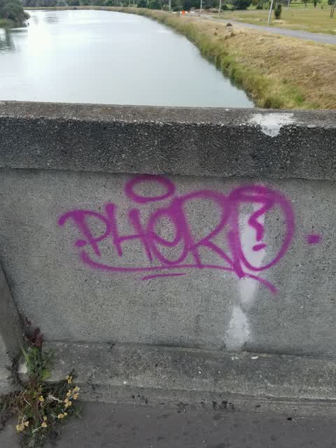 Graffiti, a report photo