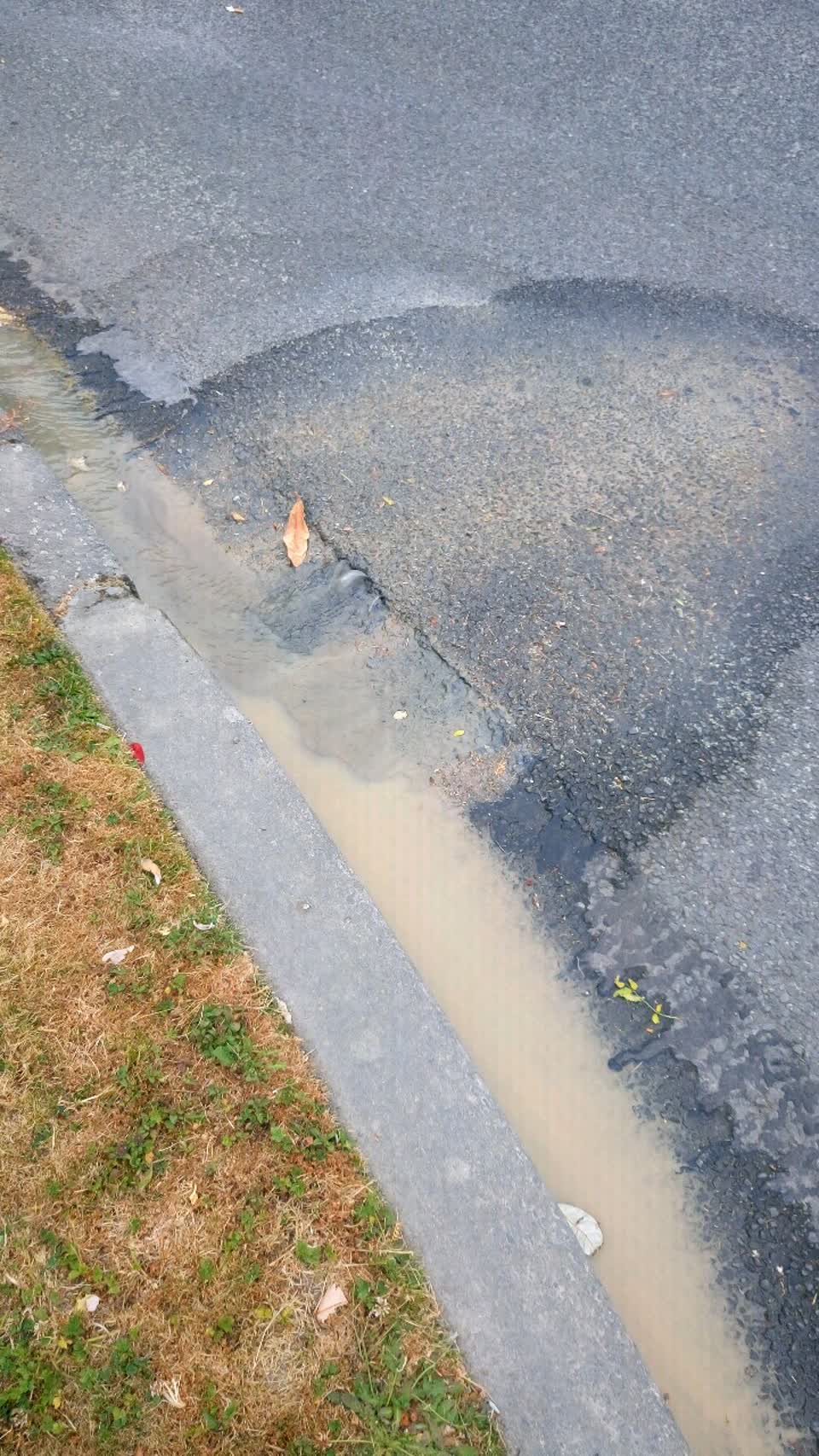 The photograph attached to this water supply report