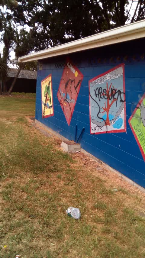 Graffiti, a report photo