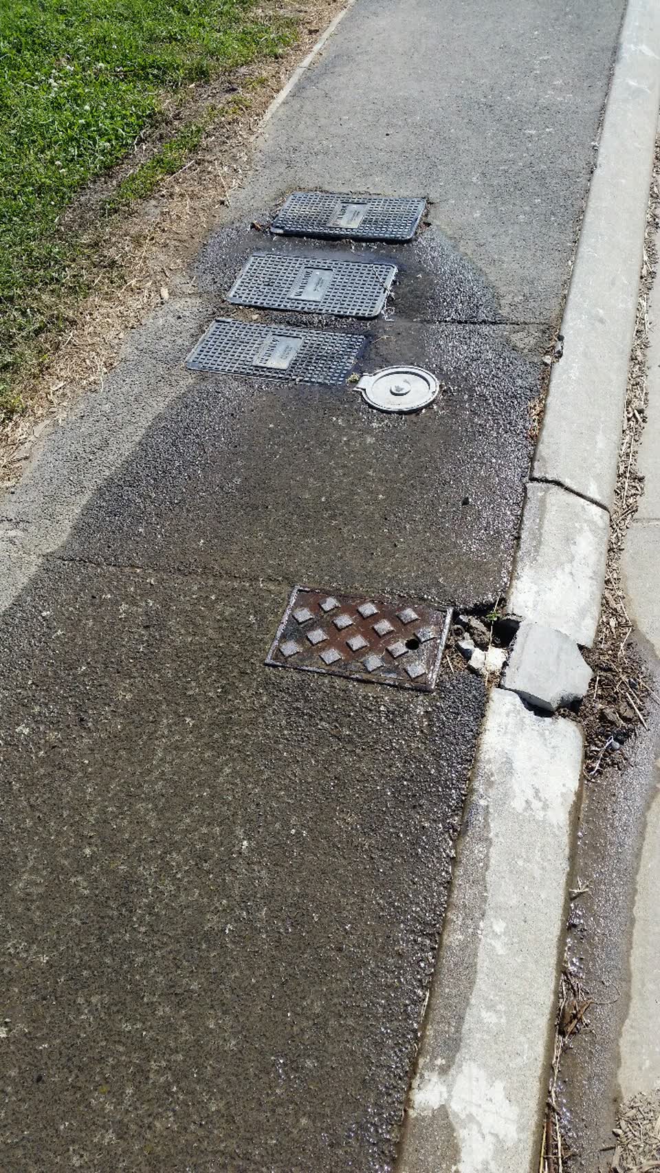 The photograph attached to this water supply report