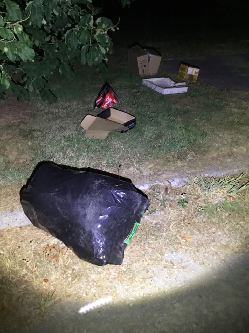 The photograph attached to this rubbish/recycling report