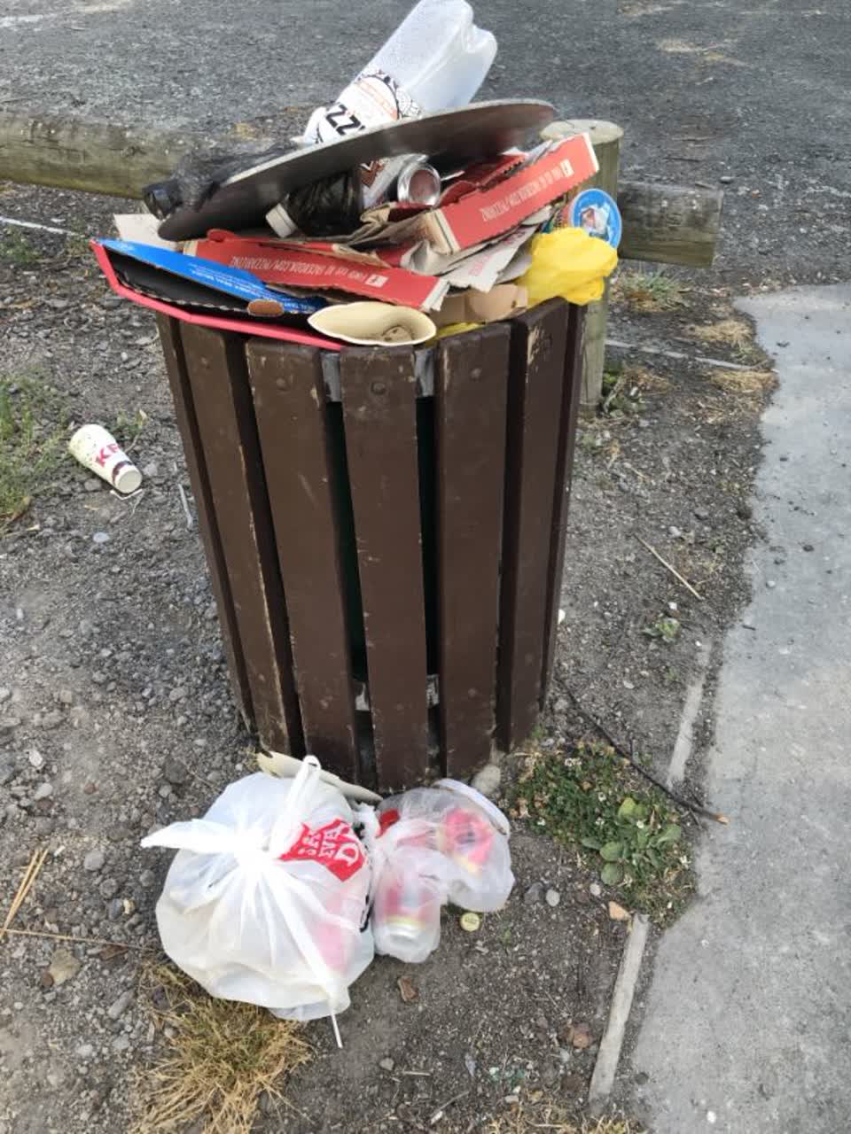 The photograph attached to this parks report