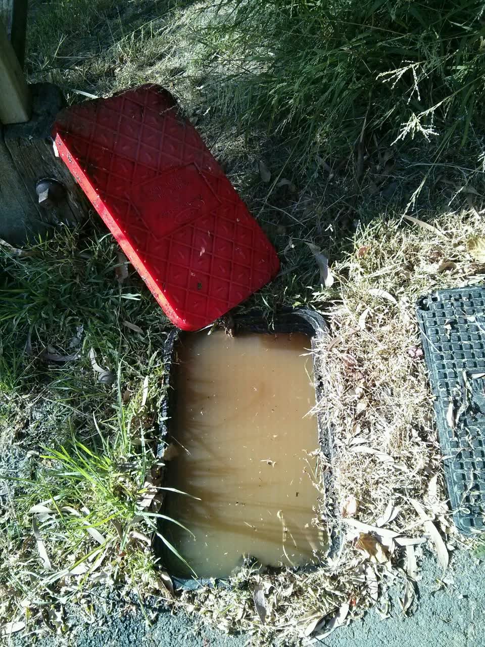 The photograph attached to this wastewater/stormwater report