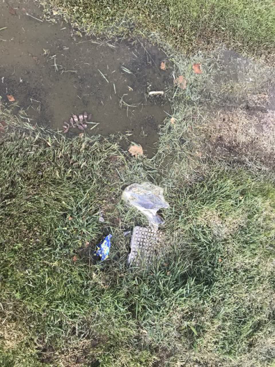 The photograph attached to this water supply report