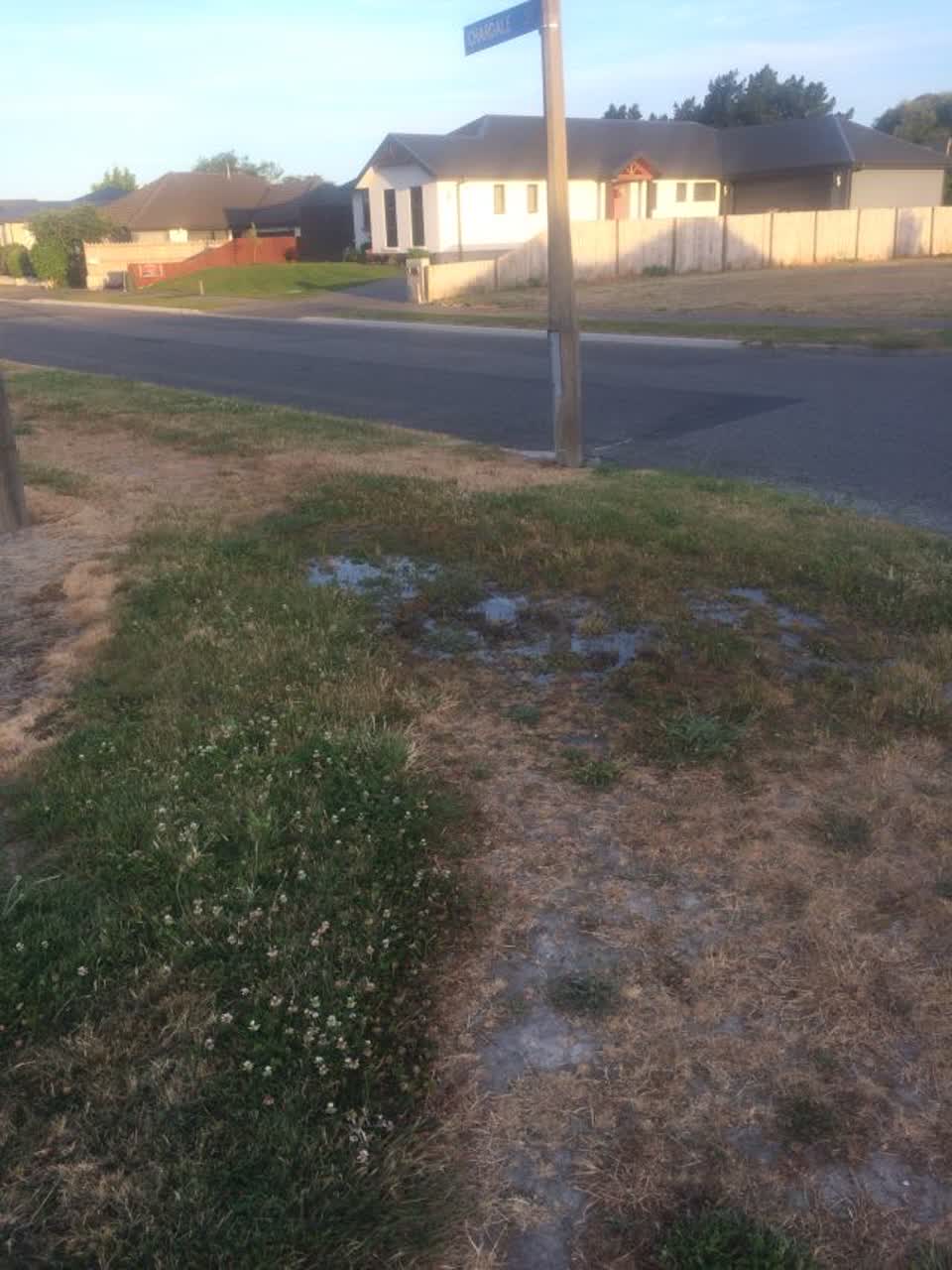 The photograph attached to this water supply report
