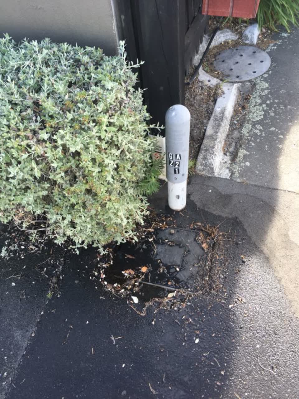 The photograph attached to this water supply report