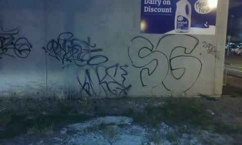 Graffiti, a report photo