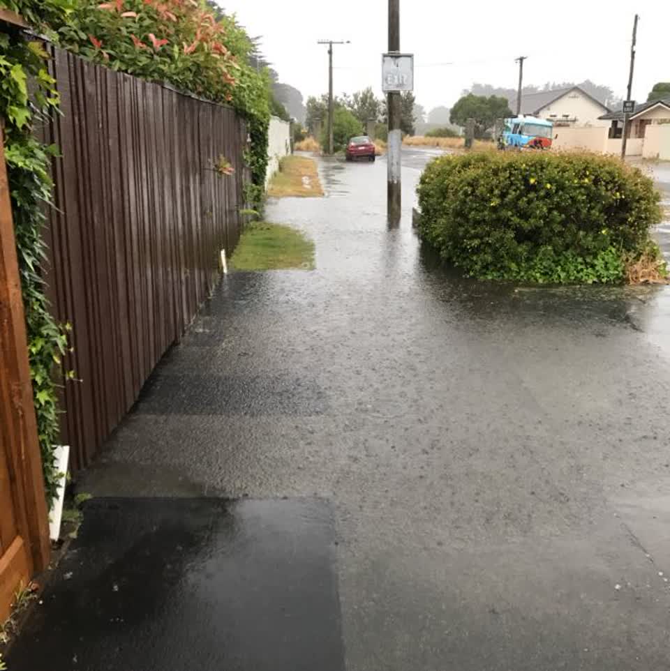 The photograph attached to this wastewater/stormwater report