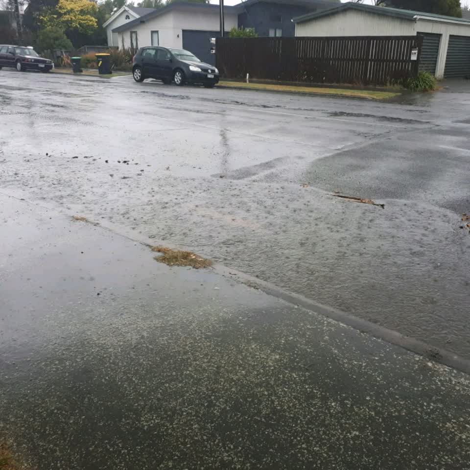 The photograph attached to this wastewater/stormwater report