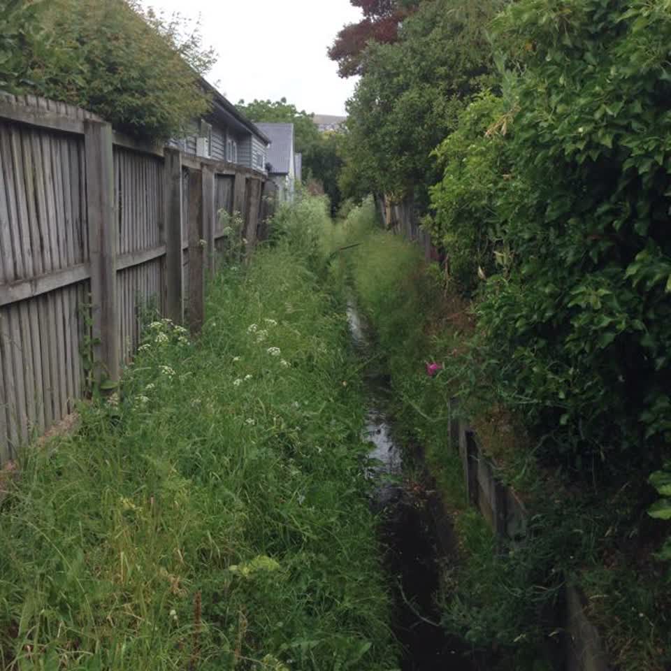 The photograph attached to this wastewater/stormwater report