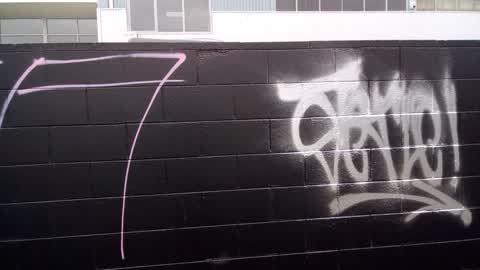 Graffiti, a report photo