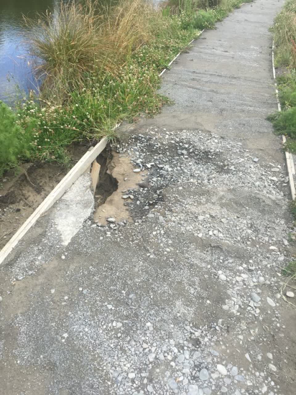 The photograph attached to this parks report