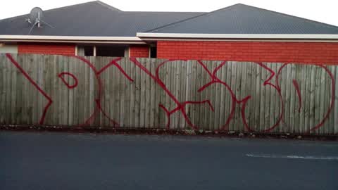 Graffiti, a report photo