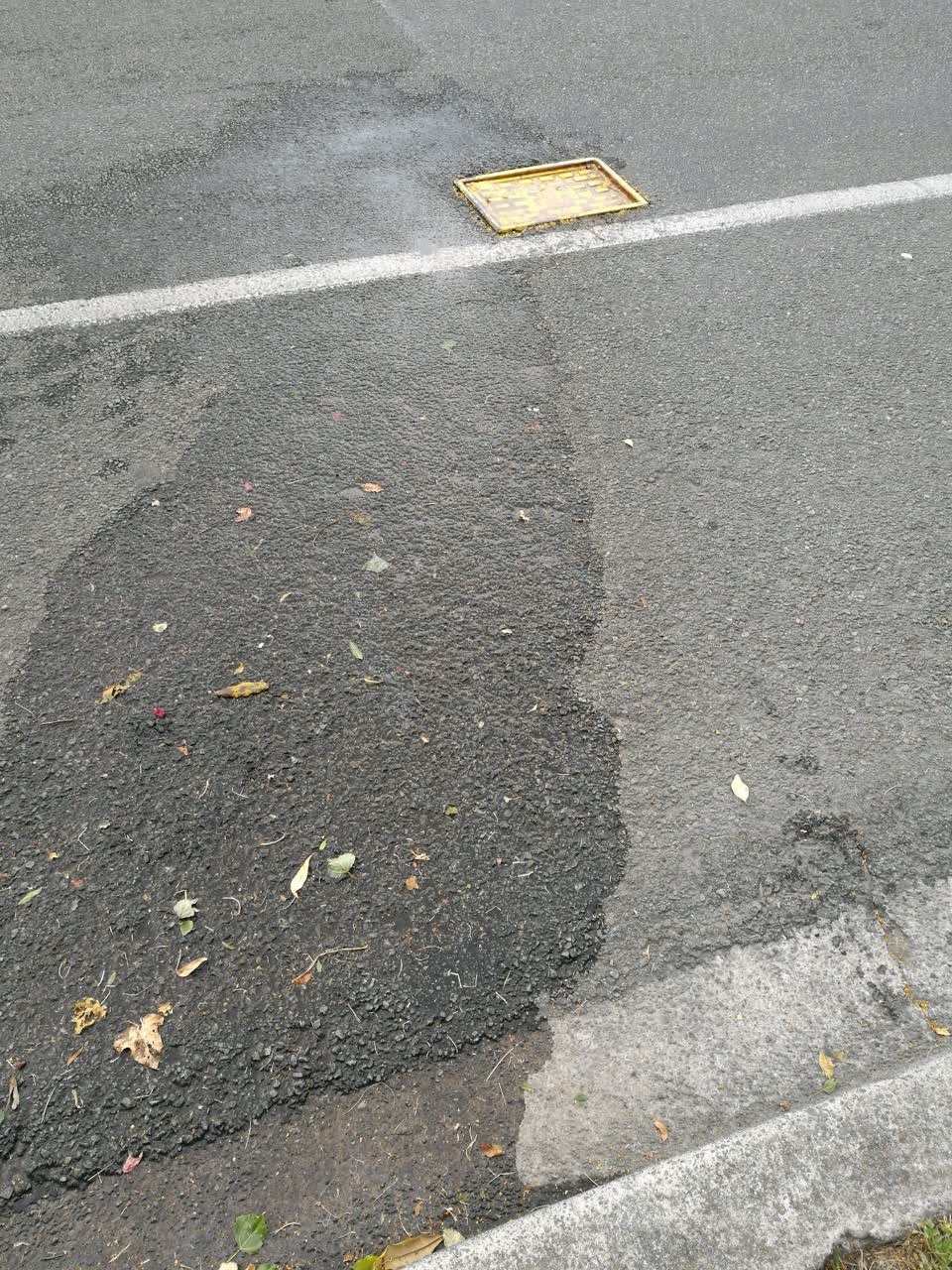 The photograph attached to this wastewater/stormwater report