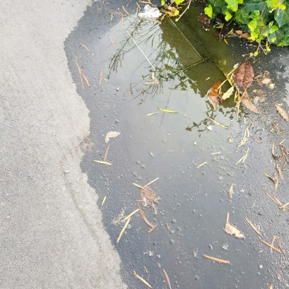 The photograph attached to this wastewater/stormwater report