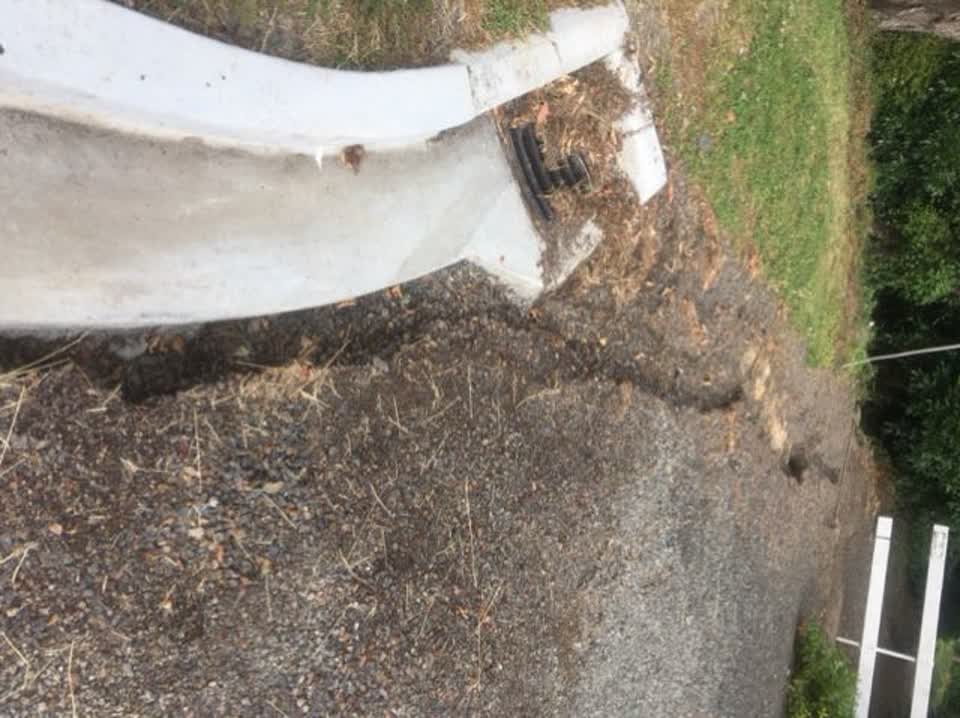 The photograph attached to this wastewater/stormwater report
