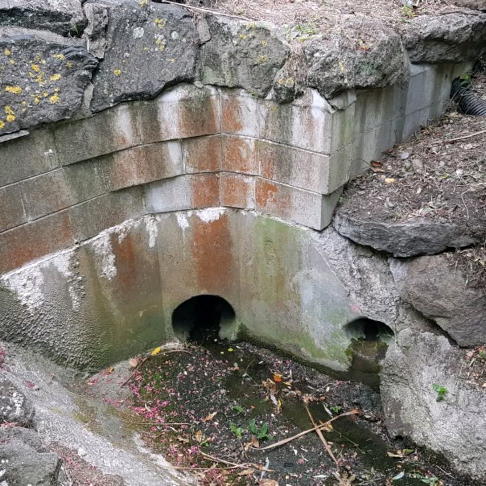 The photograph attached to this wastewater/stormwater report